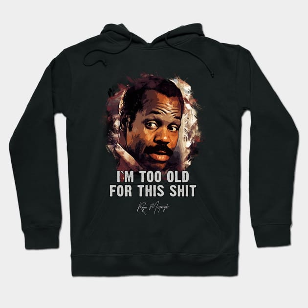 Danny Glover as Roger Murtaugh Hoodie by Naumovski